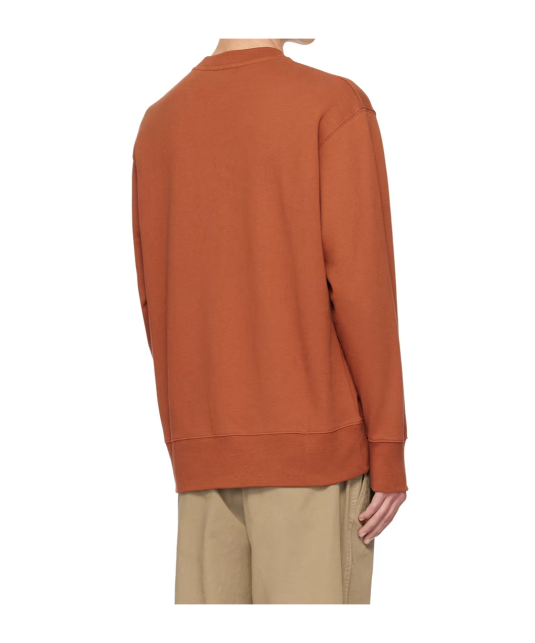 Norse Projects Logo Round-neck Sweater In Brown