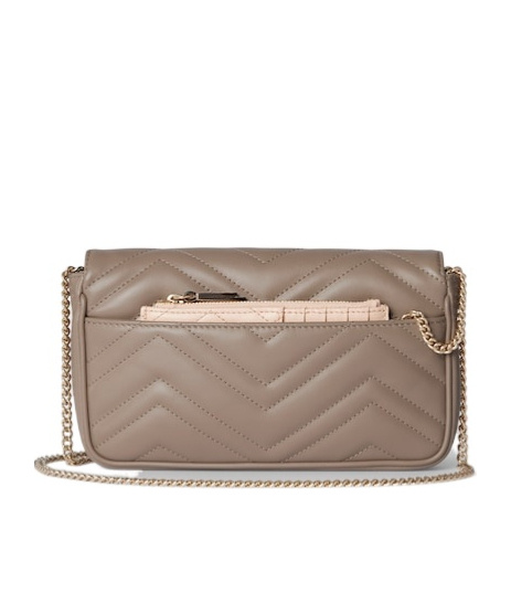 Gucci Supermini Gg Marmont 2.0 Shoulder Bag Unica In Brown