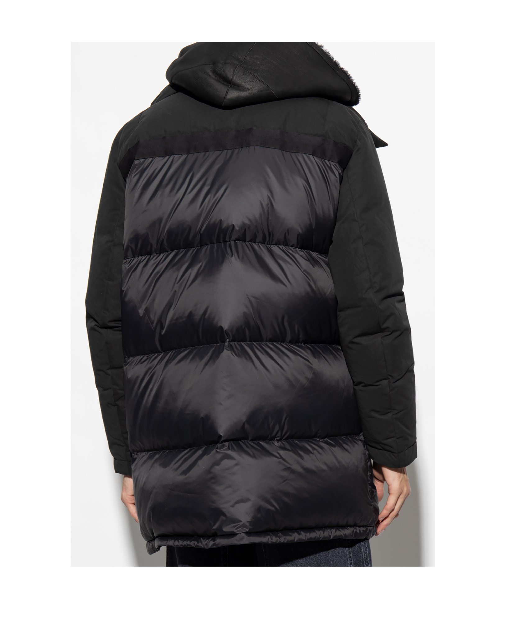 YVES SALOMON LONG-SLEEVED DOWN JACKET