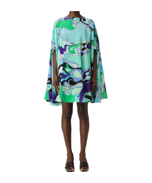 Emilio Pucci Patterned Dress In Green