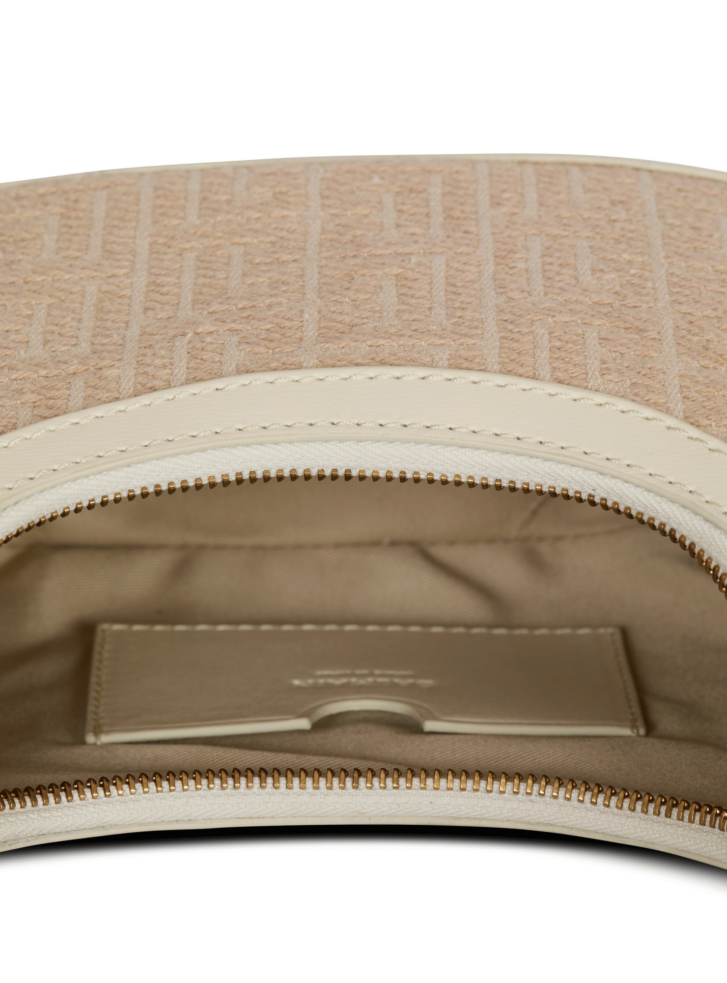 Balmain B-army Shoulder Bag In Monogrammed Jacquard Canvas And Leather