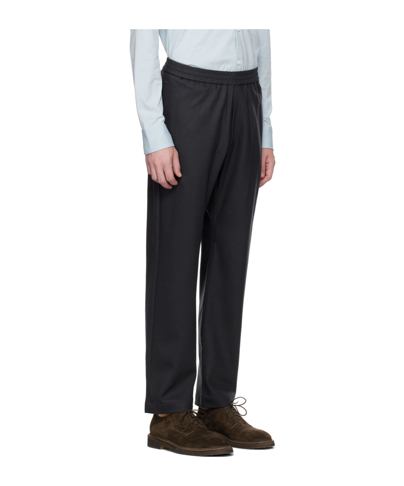 Shop Barena Venezia Riobarbo Frare Four Bags Of Casual Pants In Black