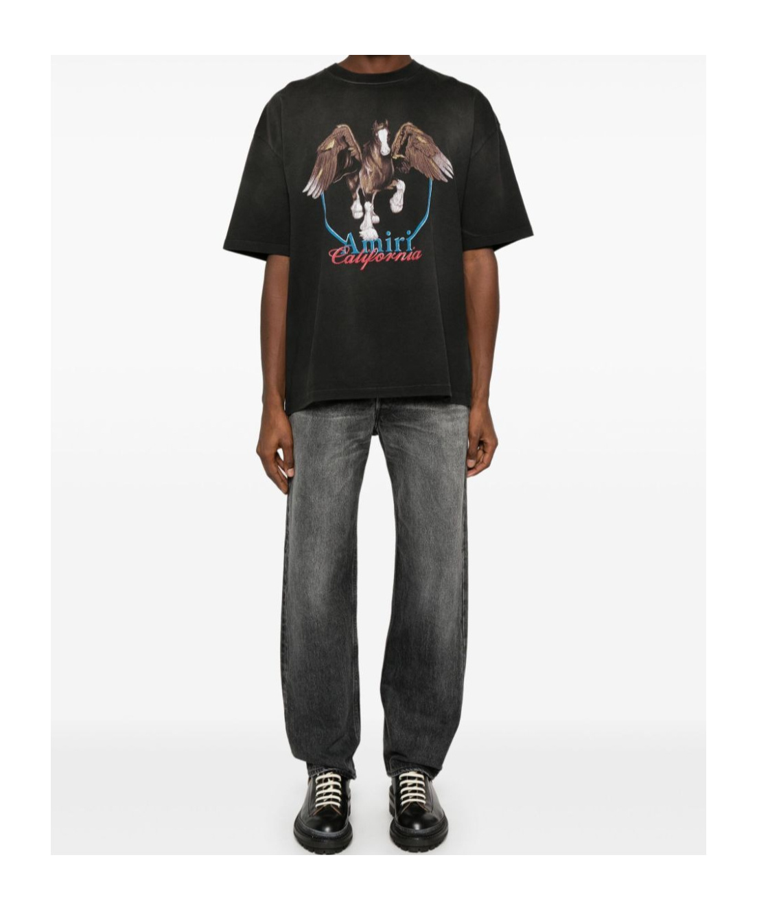 Amiri Pegaso T-shirt In Black