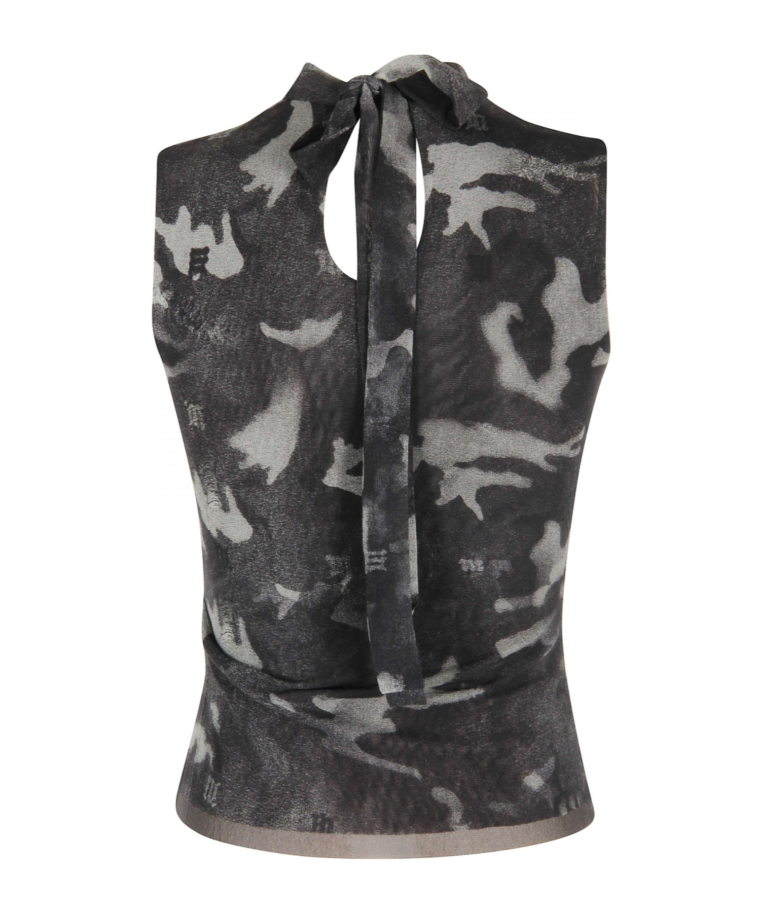 Misbhv Camo Mesh Tank Top In Black