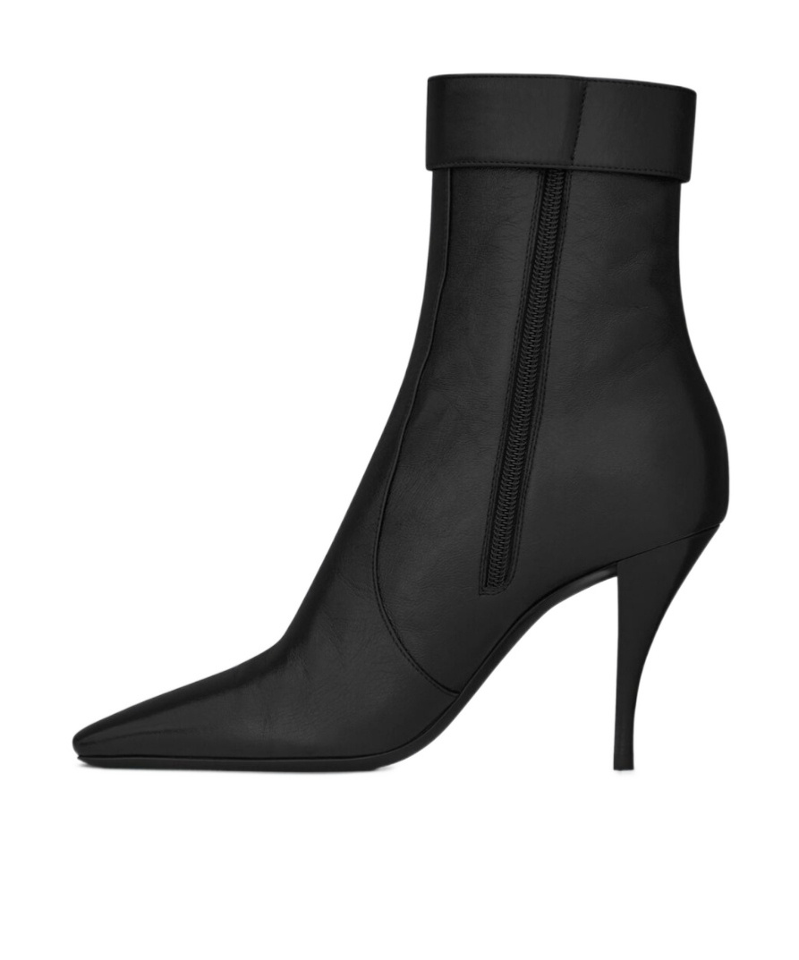 Saint Laurent Claude 90mm Boots In Black
