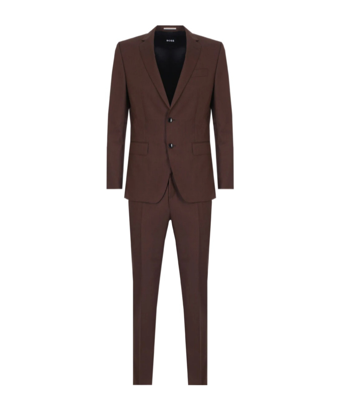 Hugo Boss Long-sleeved Suit In Red