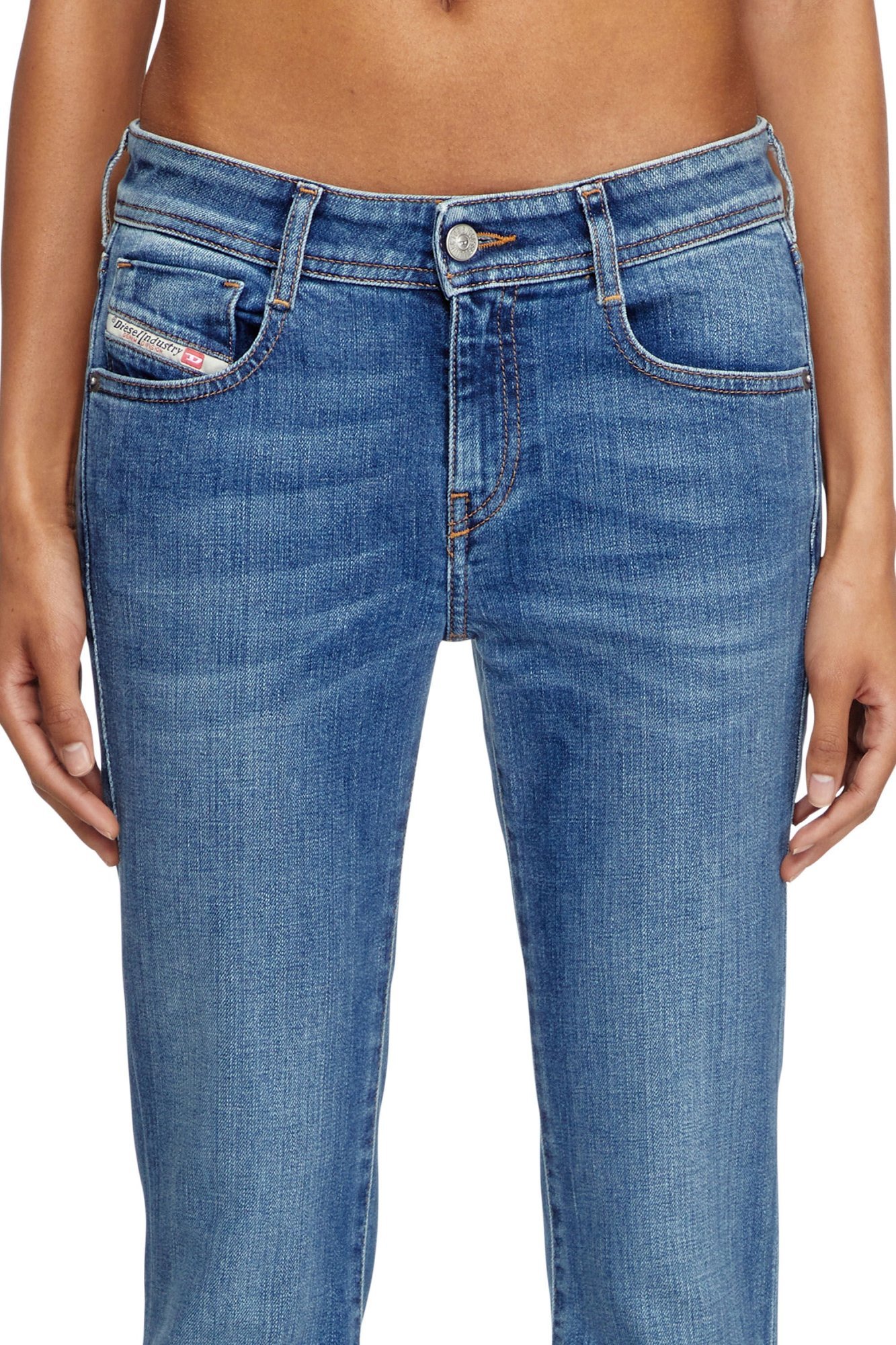 Diesel Belt-loop Jeans In Blue