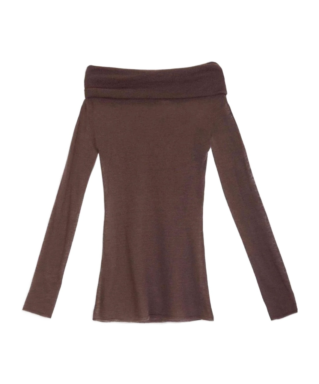 Alysi Cowl-neck Sweater In Brown