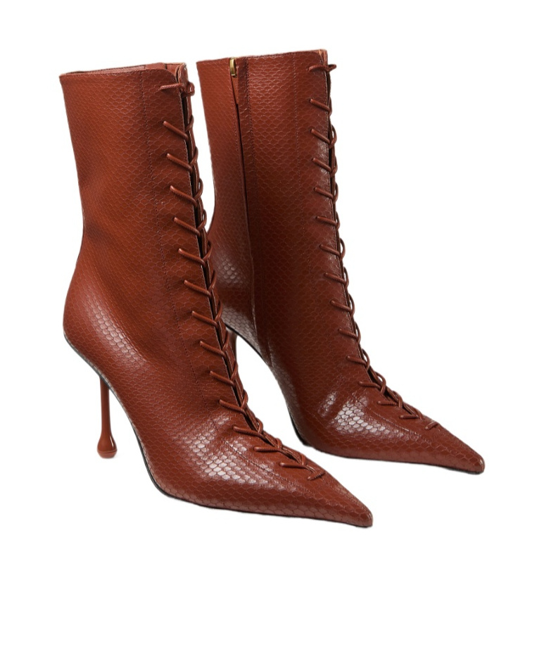 Jimmy Choo Scarlett Ankle Boot 95 In Brown
