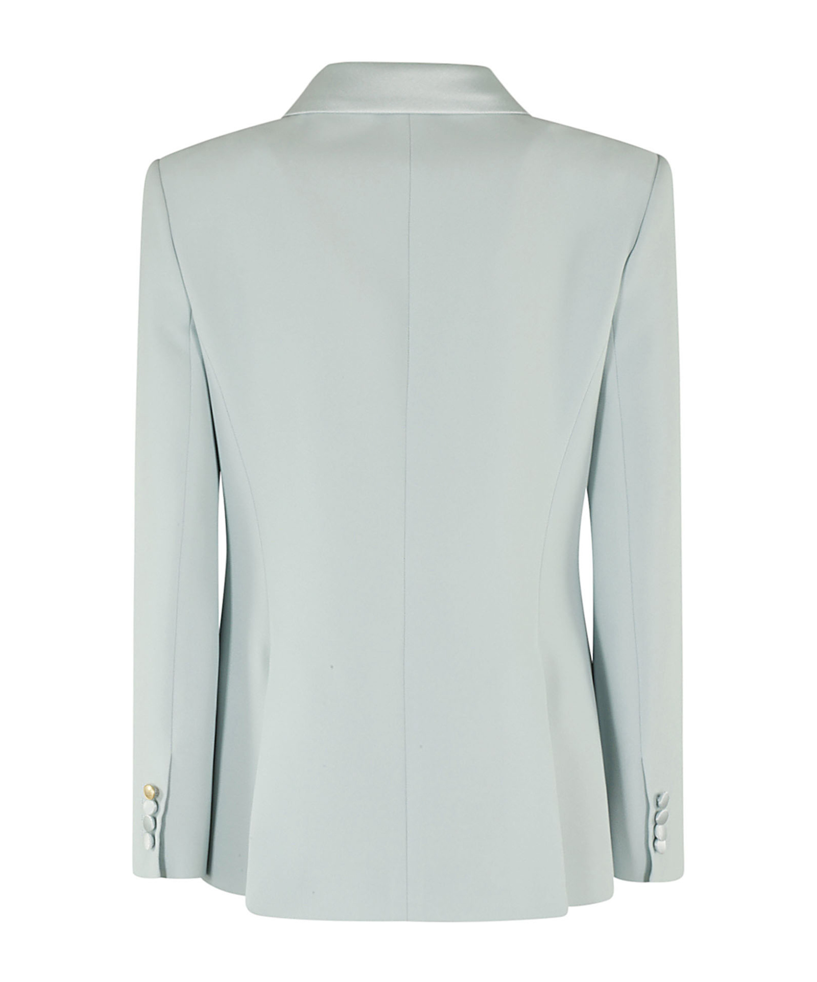 Hebe Studio The Georgia Blazer Cady In Teal