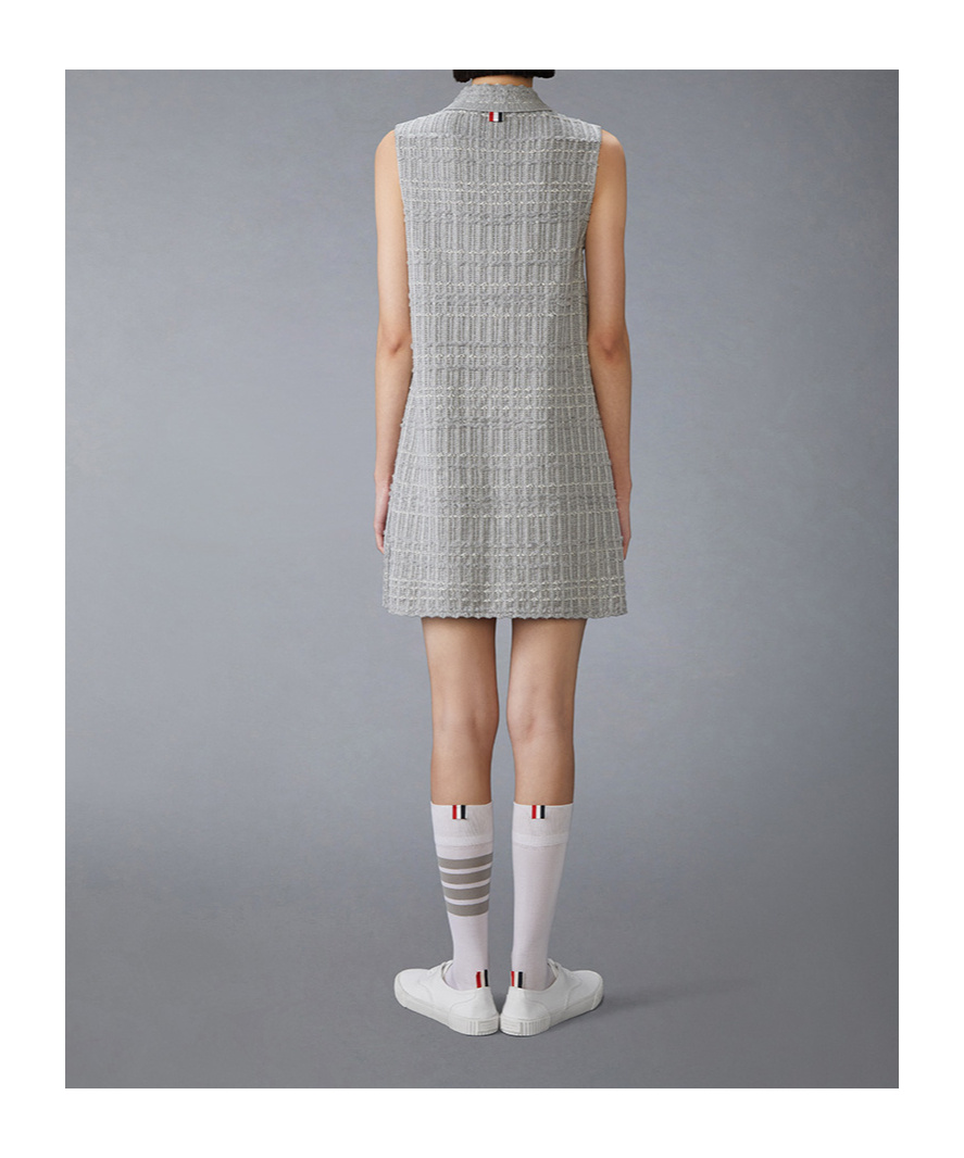 Thom Browne Tweed Jacquard Mini Dress