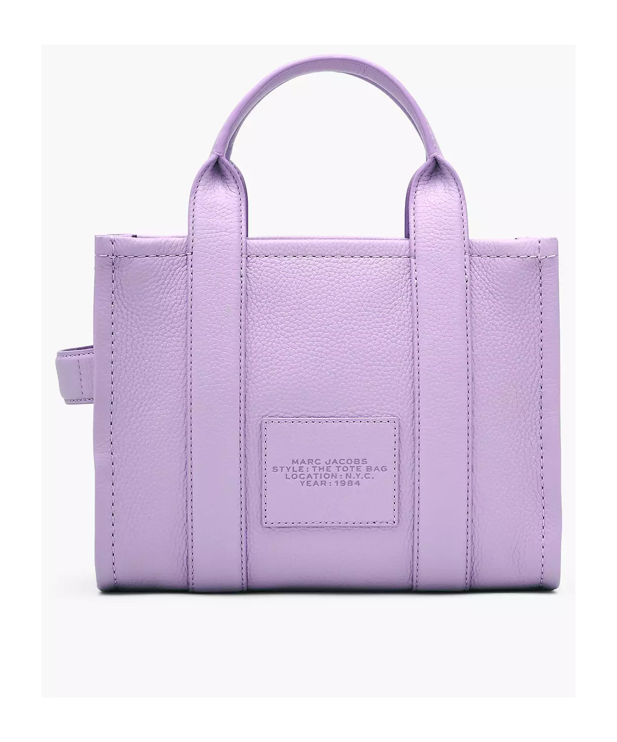 Marc Jacobs The Leather Crossbody Tote Bag In Purple