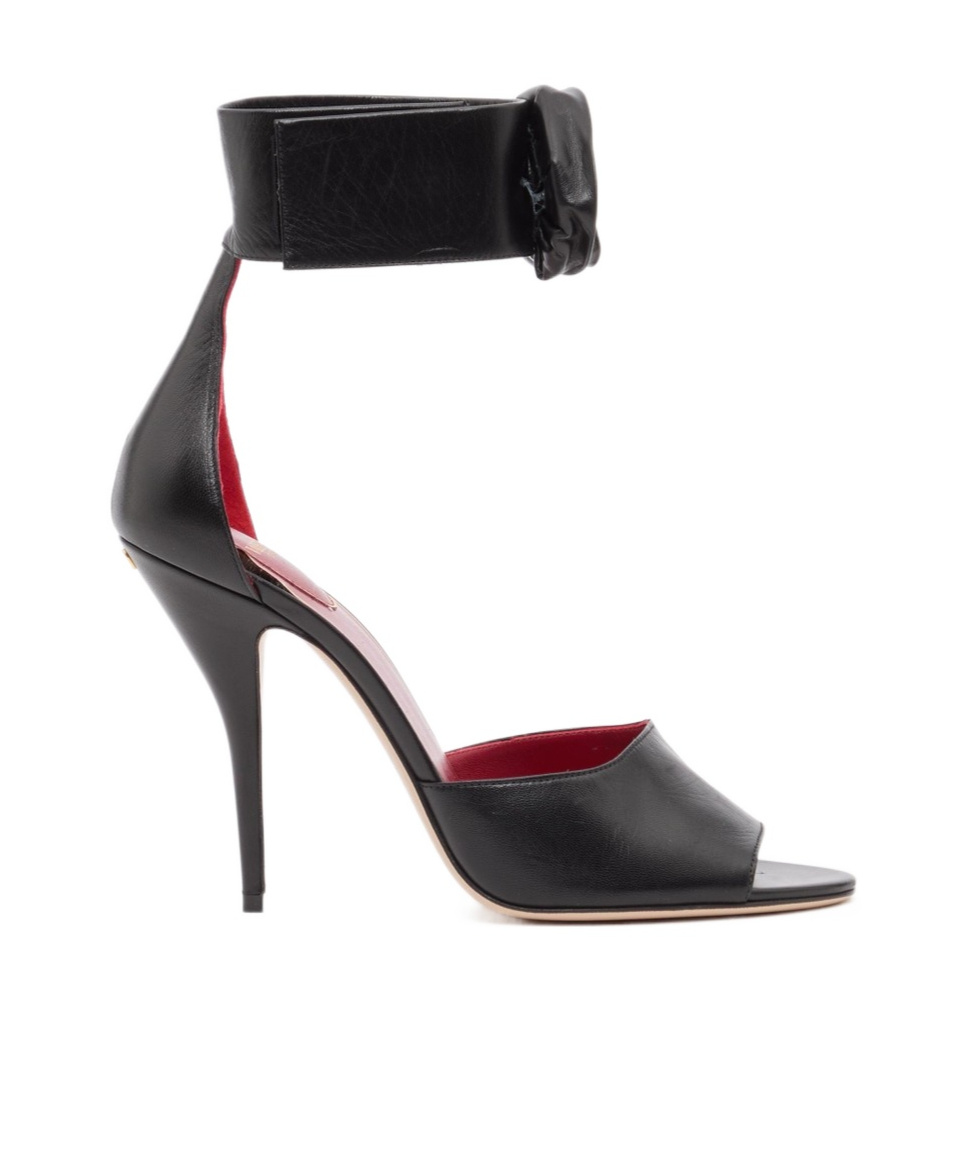 Valentino Open-toe High-heeled Sandals In Black