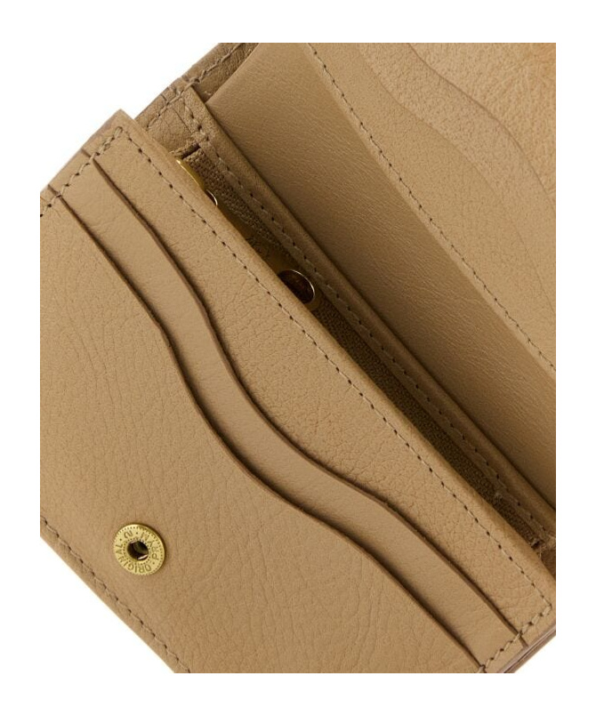 Il Bisonte Snap Wallet In Nude