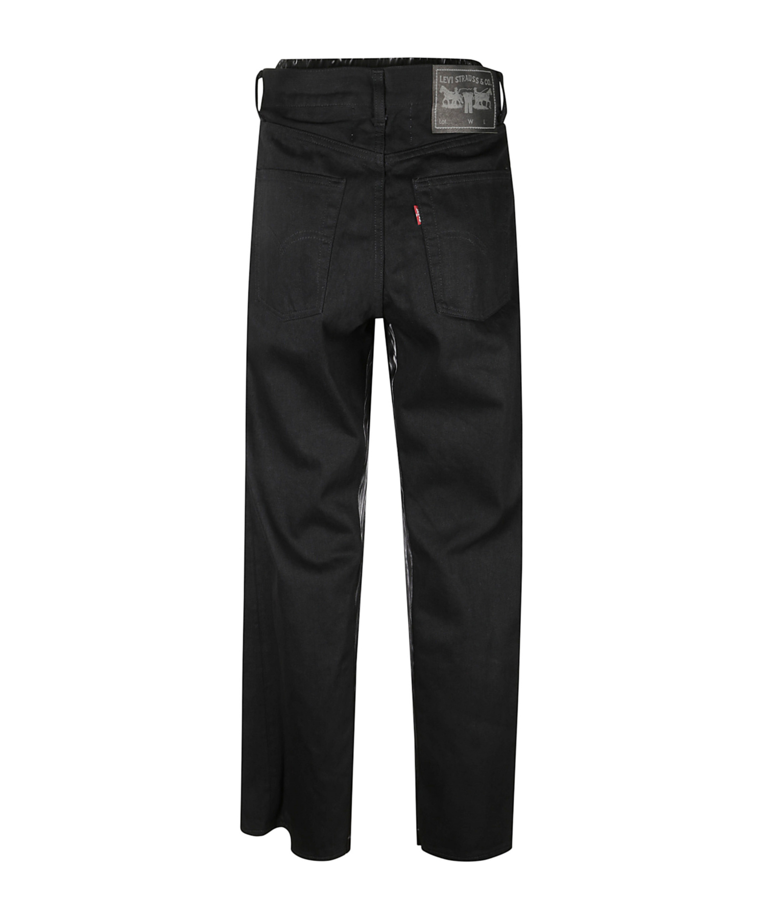 Junya Watanabe Straight Trousers Featuring Five-pocket Design In Black
