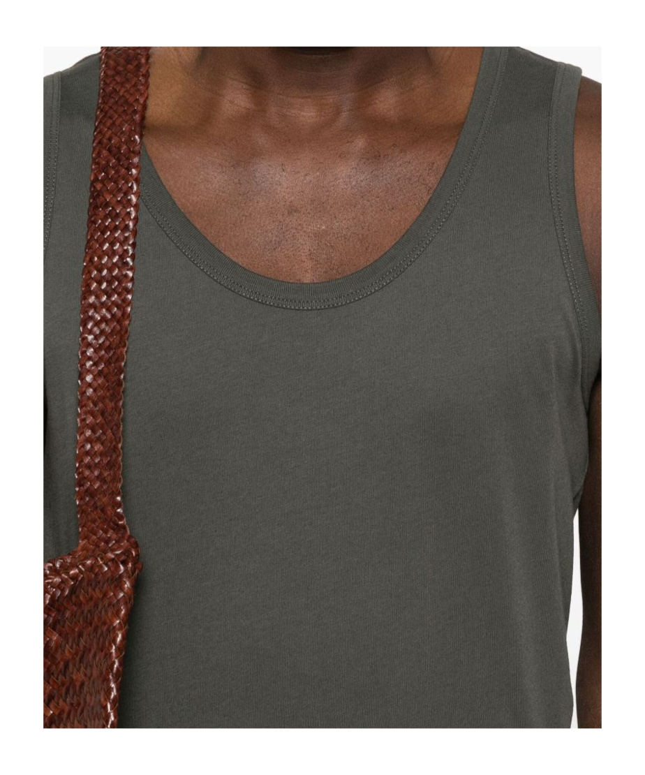 Dries Van Noten Helio Tank Top In Gray