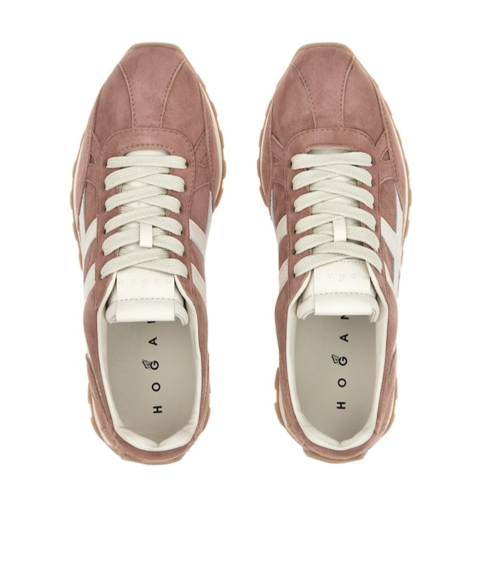 Hogan Women's 86er Suede Sneakers In White