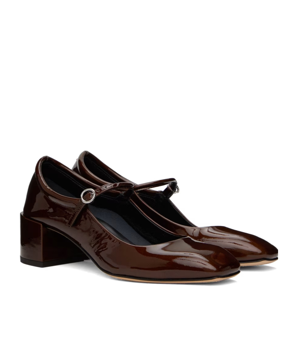 AEYDE ALINE SQUARE TOE HIGH HEELS