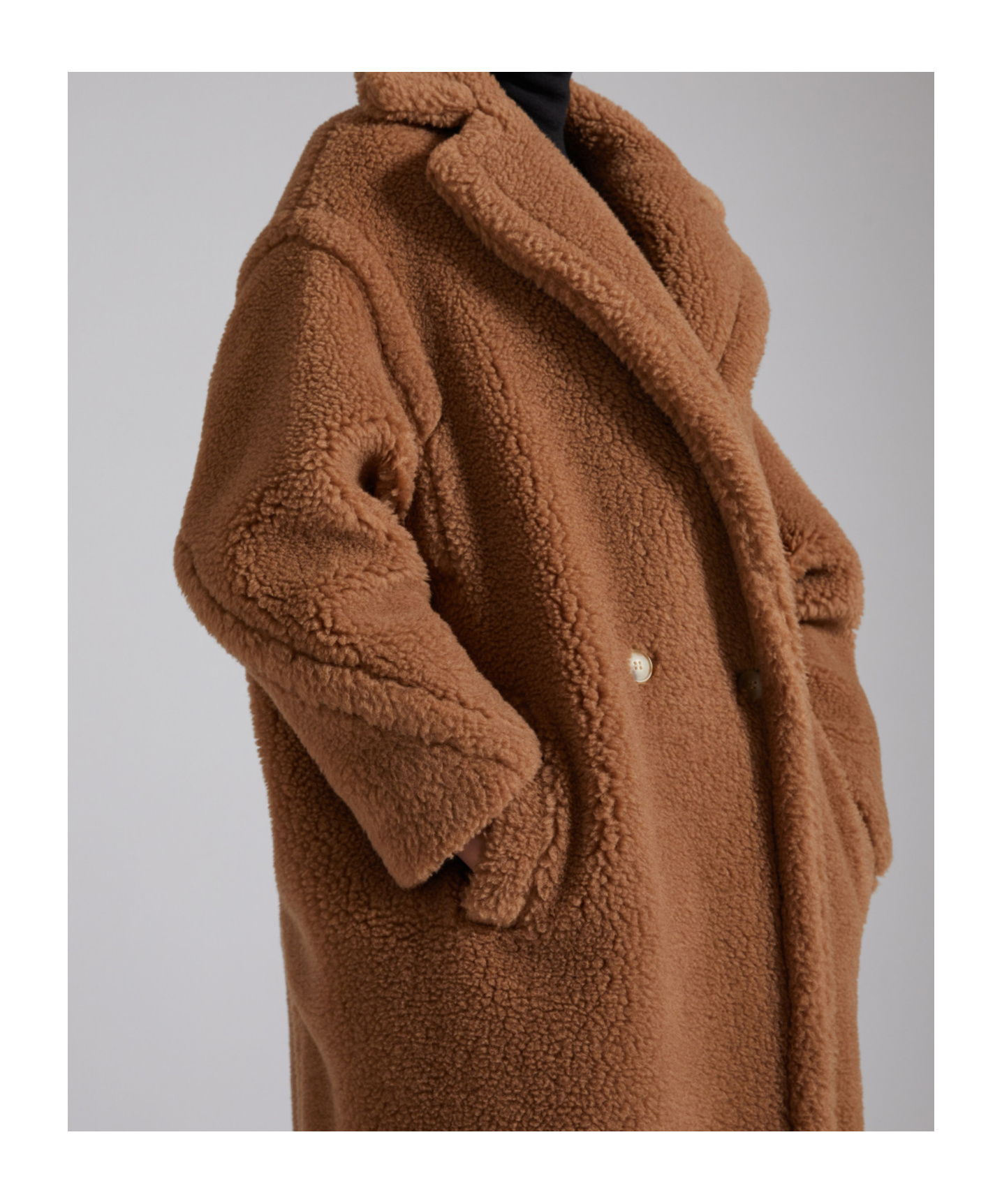 Max Mara Teddy Icon Coat In Brown