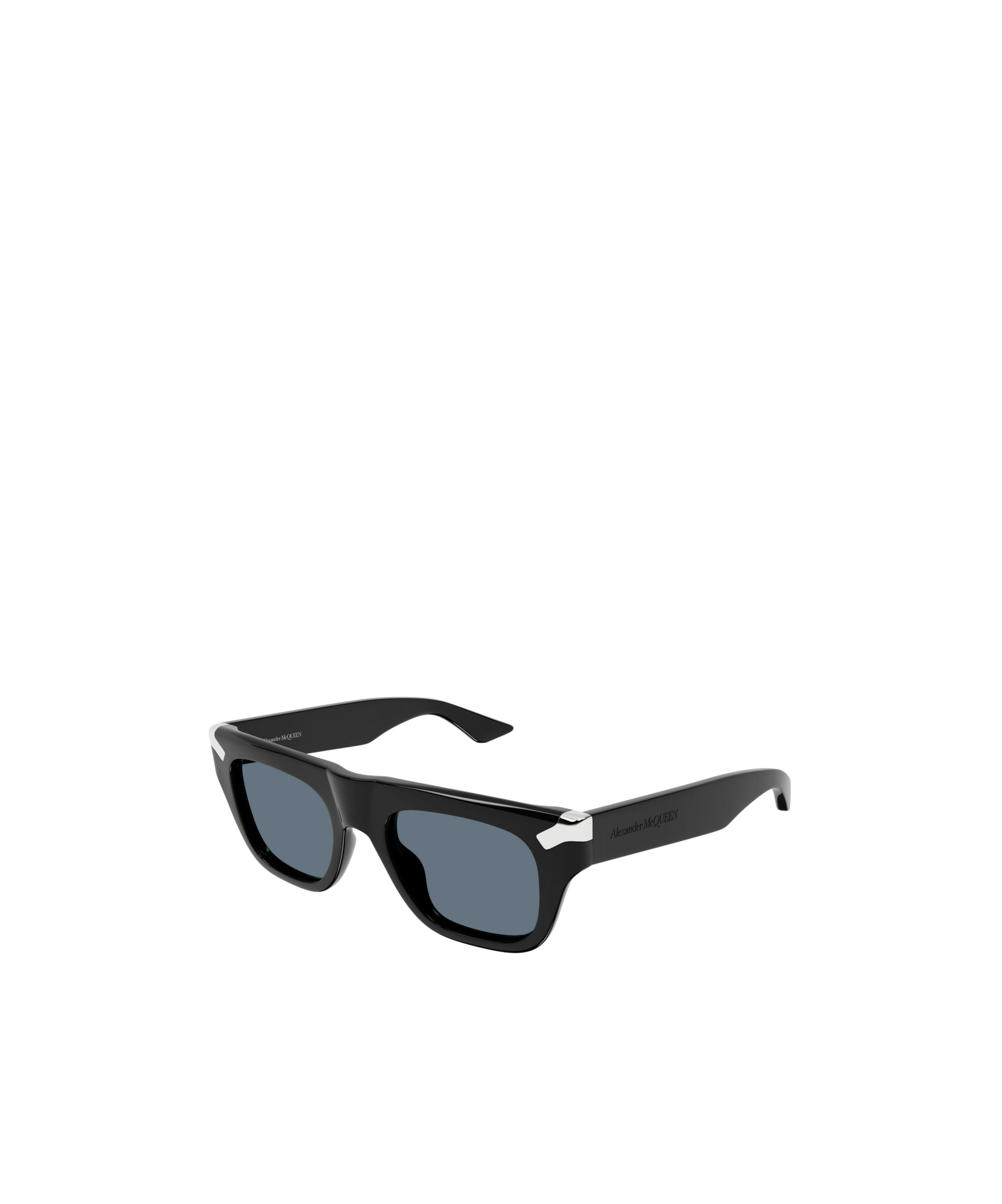 Alexander Mcqueen Rectangle Frame Sunglasses Sunglasses In Black