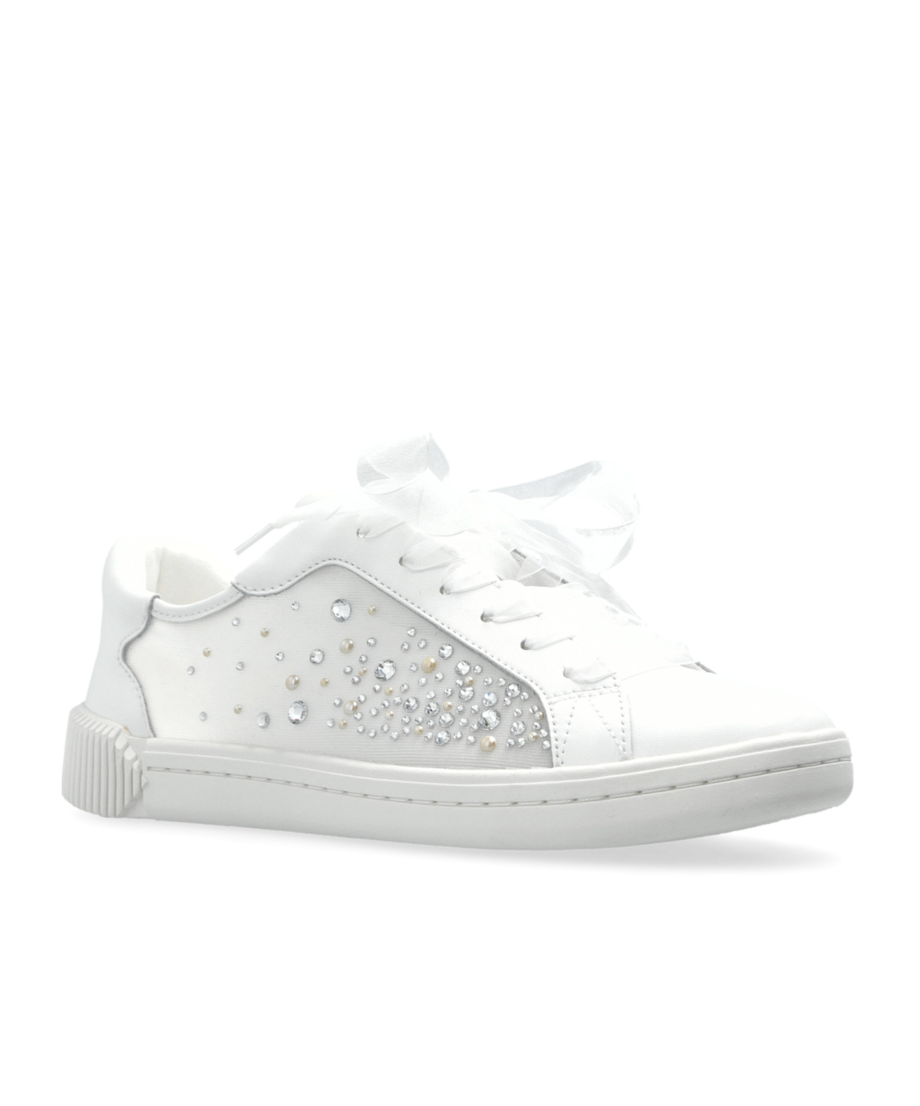 Kate Spade Round-head Casual Shoes In White