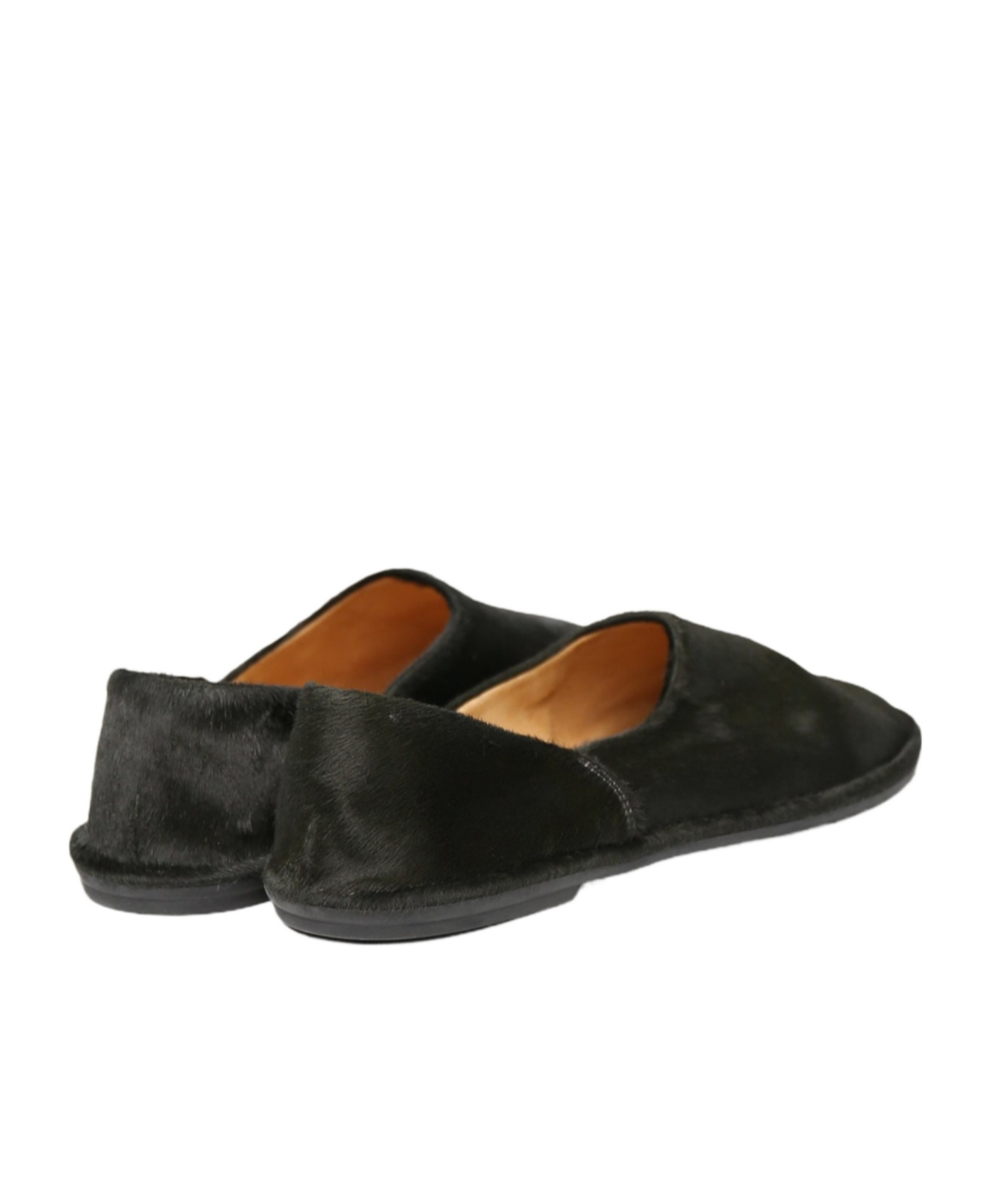 The Row Ballet Shoes With Round Head And Flat Bottom In Black