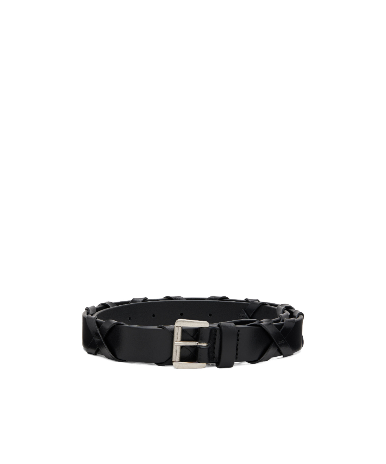 Ann Demeulemeester Madde Crossover Belt In Black