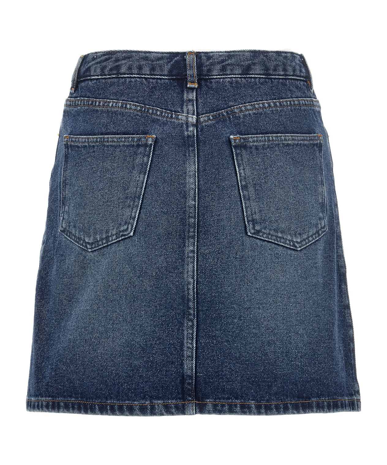 Apc A.p.c. Denim Mini Skirt In Blue