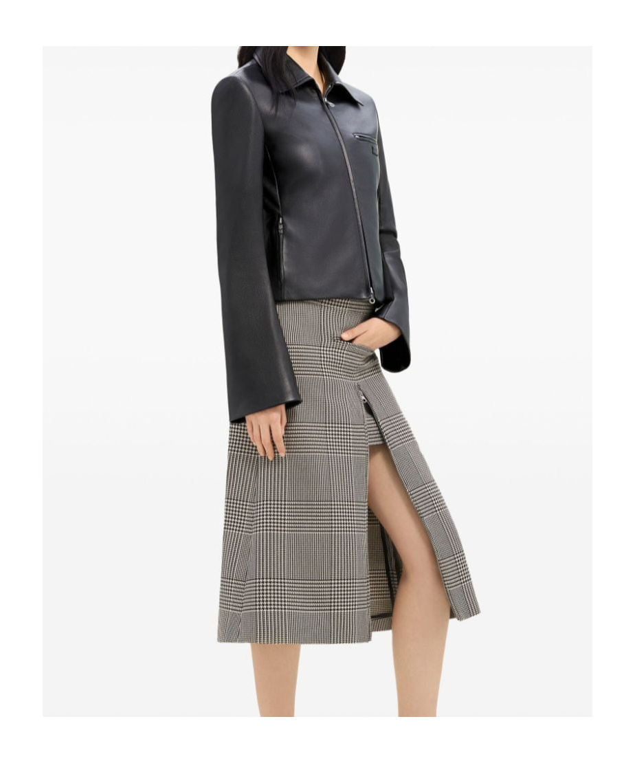 Courrèges Lambskin Blazer Zip Pockets In Black