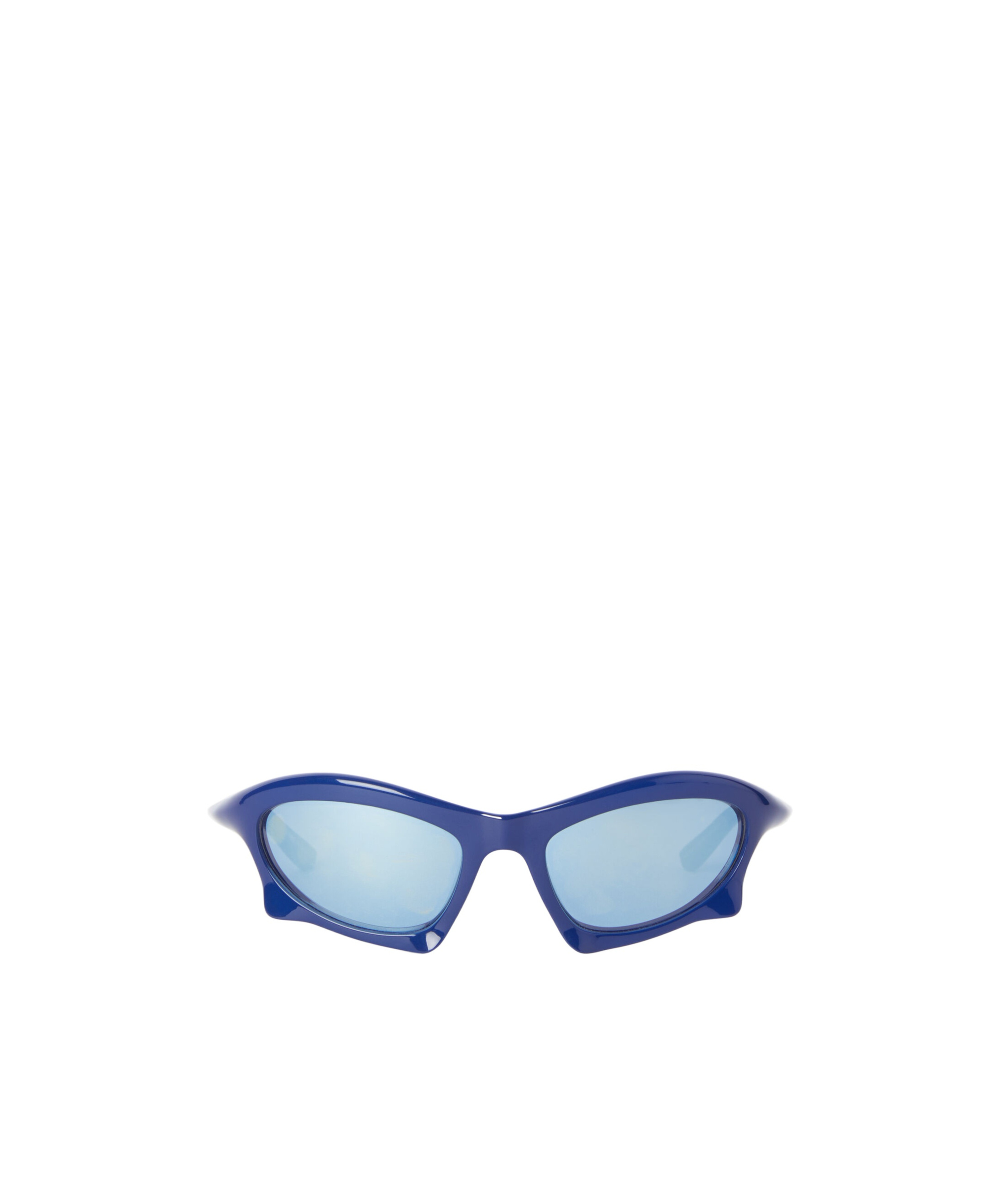 Balenciaga Eyewear Bat Rectangular Frame Sunglasses In Blue