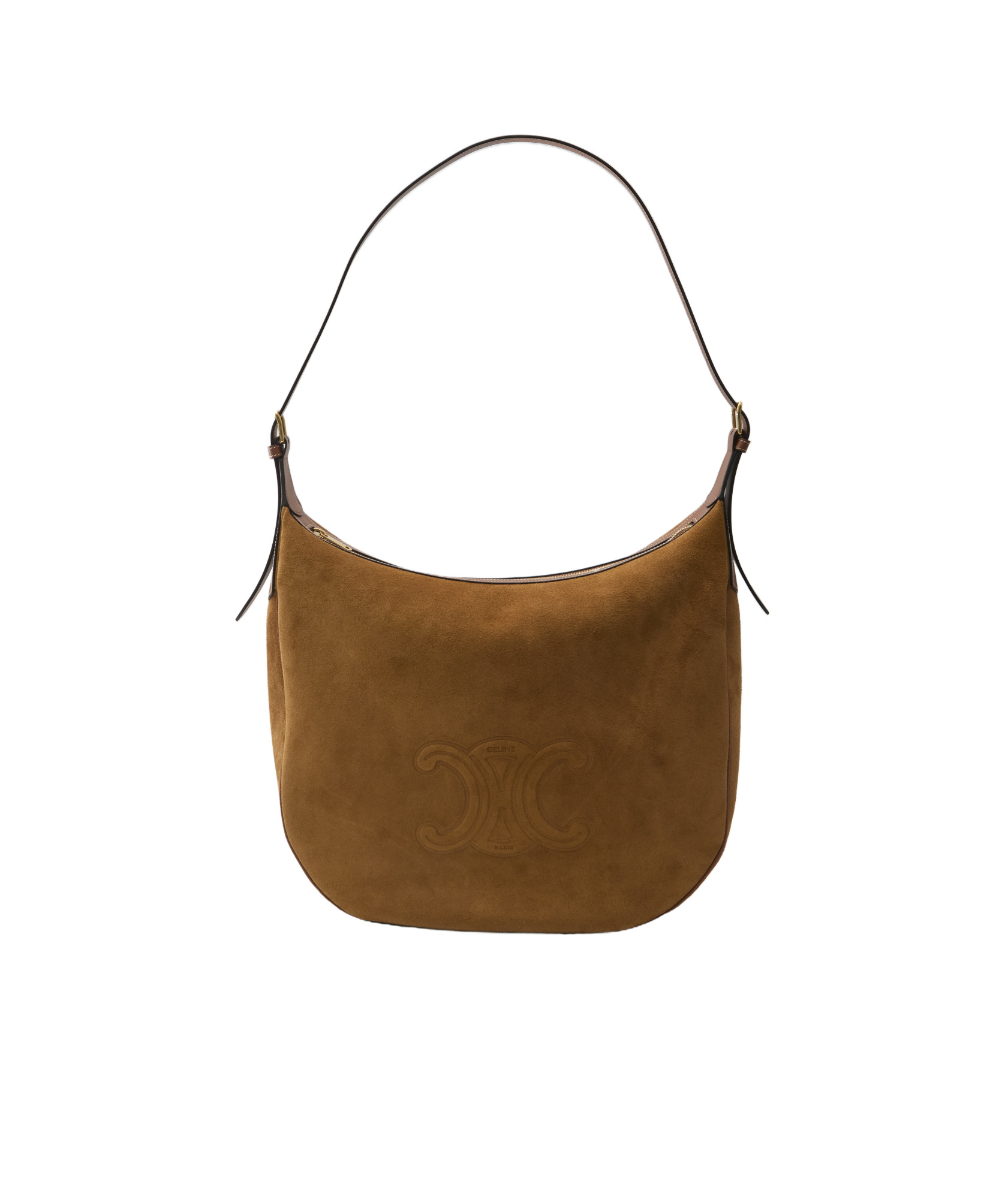 Celine Large Heloise Shoulder Bag In Brown