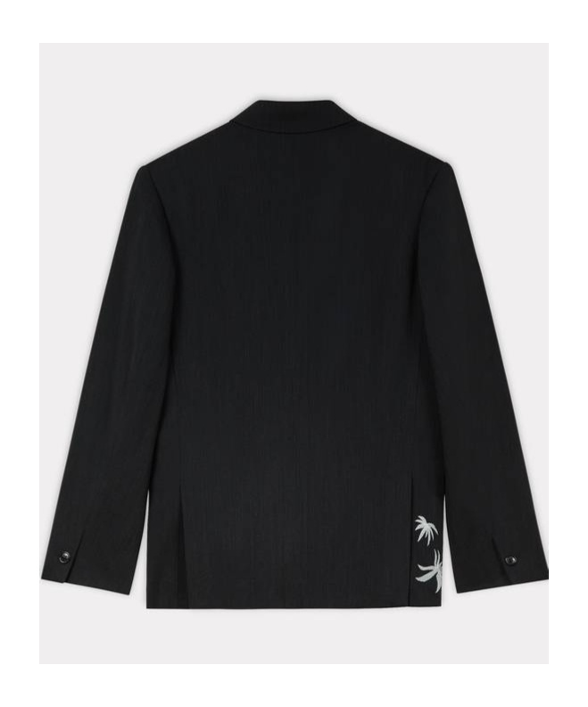 Kenzo Jungle Tailored Kimono Jacket In Black