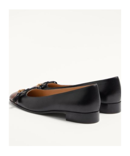 Valentino Valet Du Roi Ballet Flats In Black