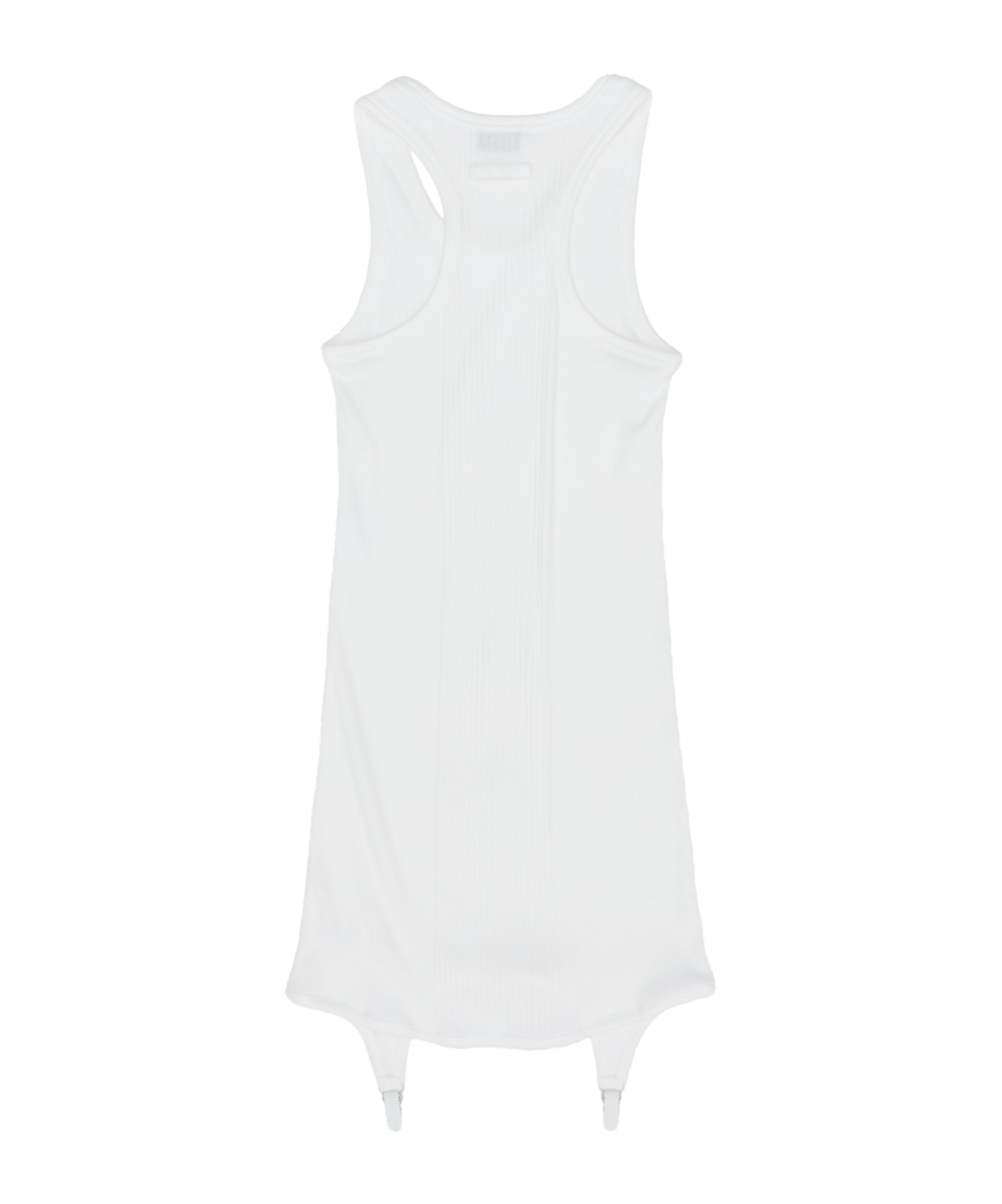 Jean Paul Gaultier Sleeveless Dress In White