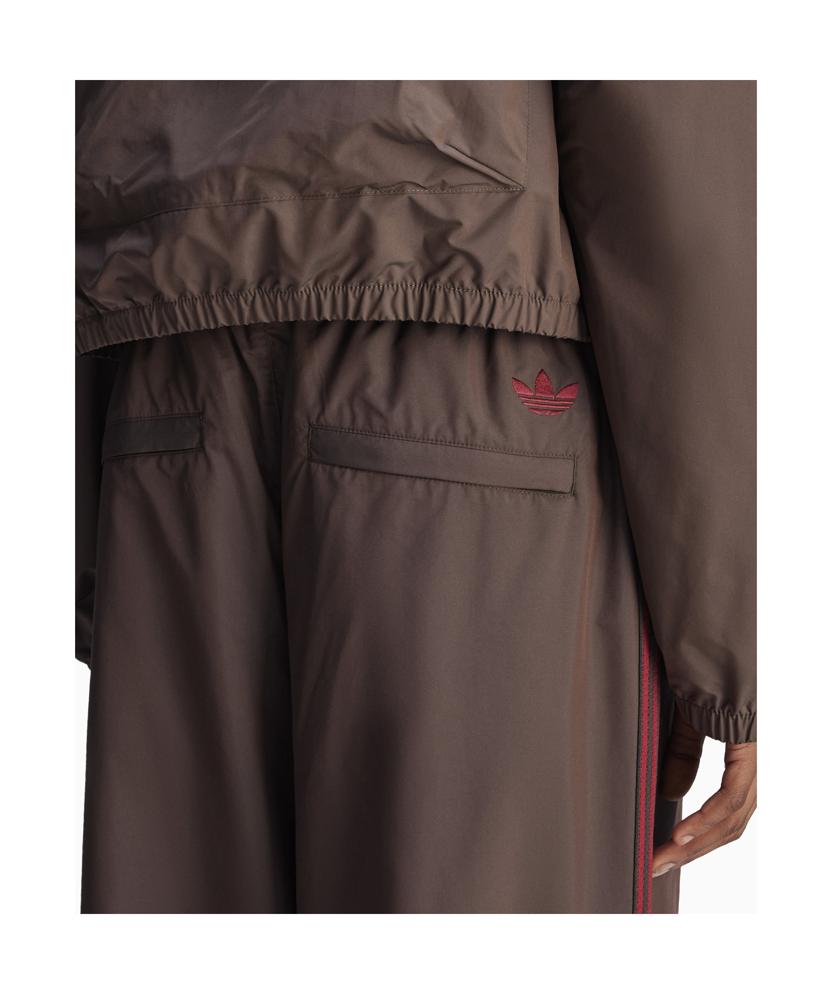 Shop Adidas Originals X Wales Bonner 3-stripes Trousers In Brown