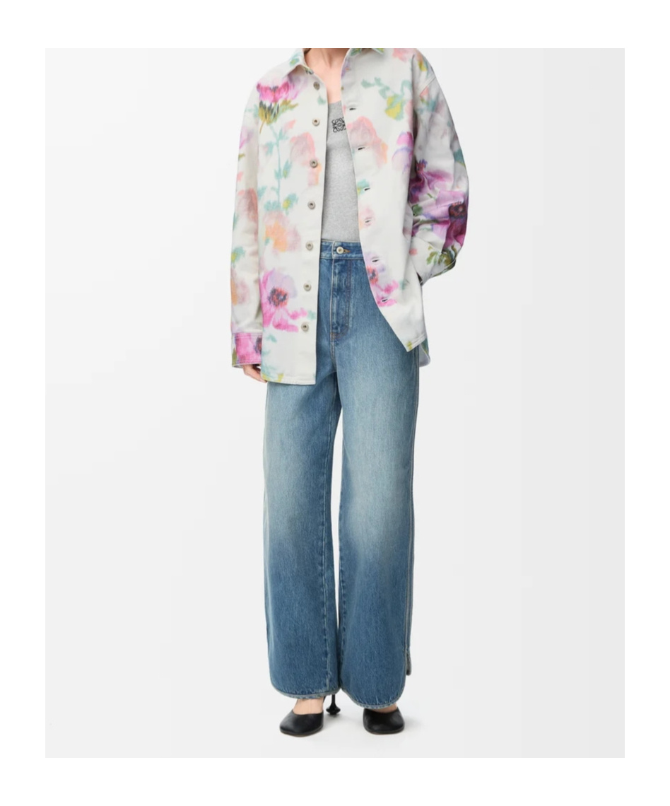 Loewe Floral-print Button-down Overshirt