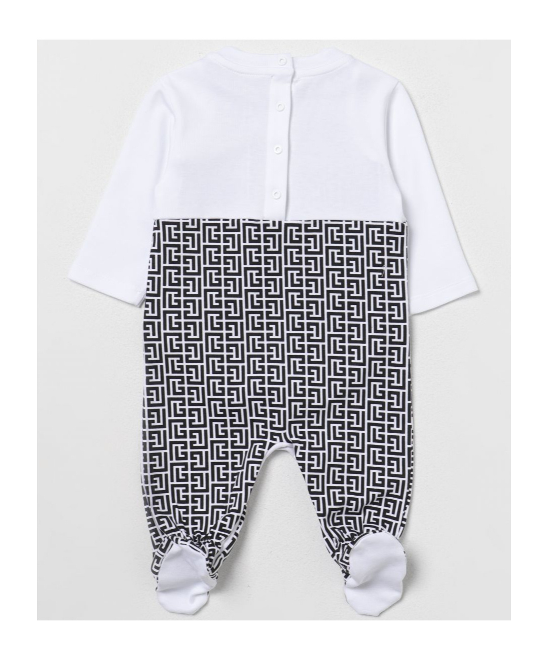 Balmain Two Pieces Of Logo Jumpsuit In White