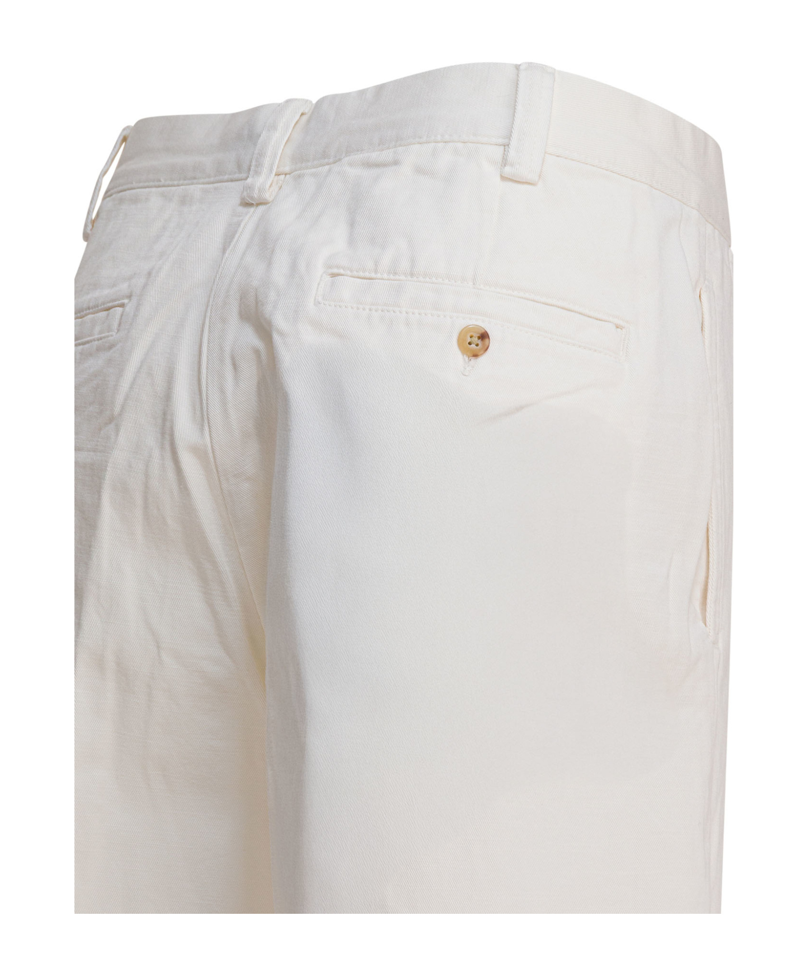 Polo Ralph Lauren Pleated Wide-leg Trousers In White
