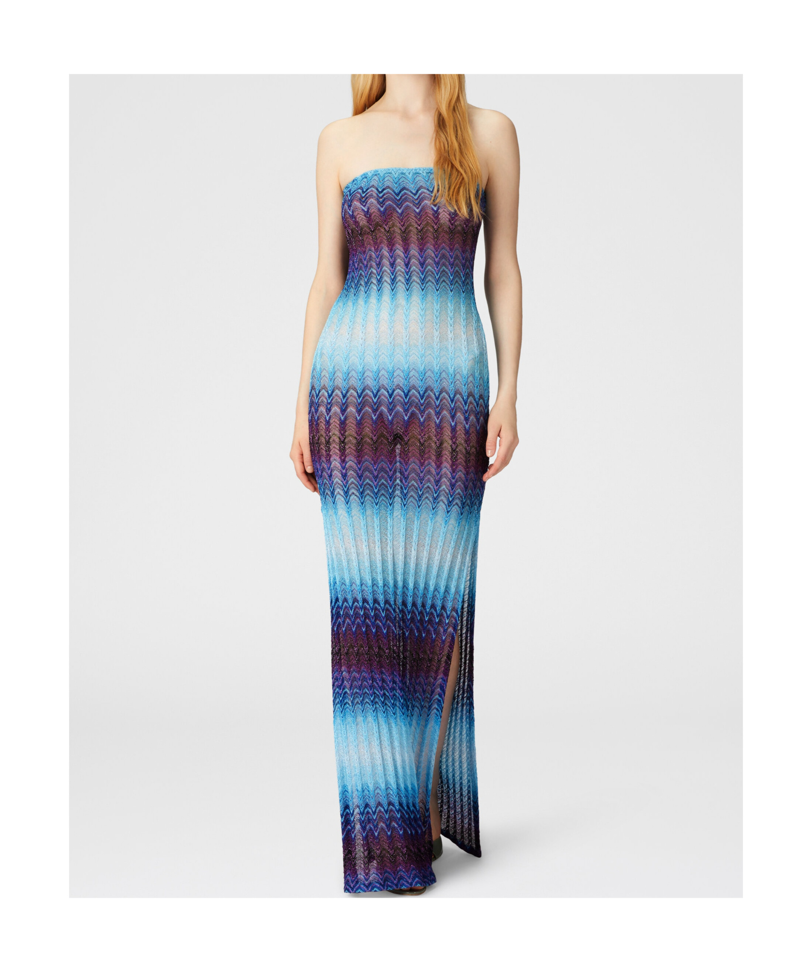 Missoni Long Cover-up Without Straps In Blue