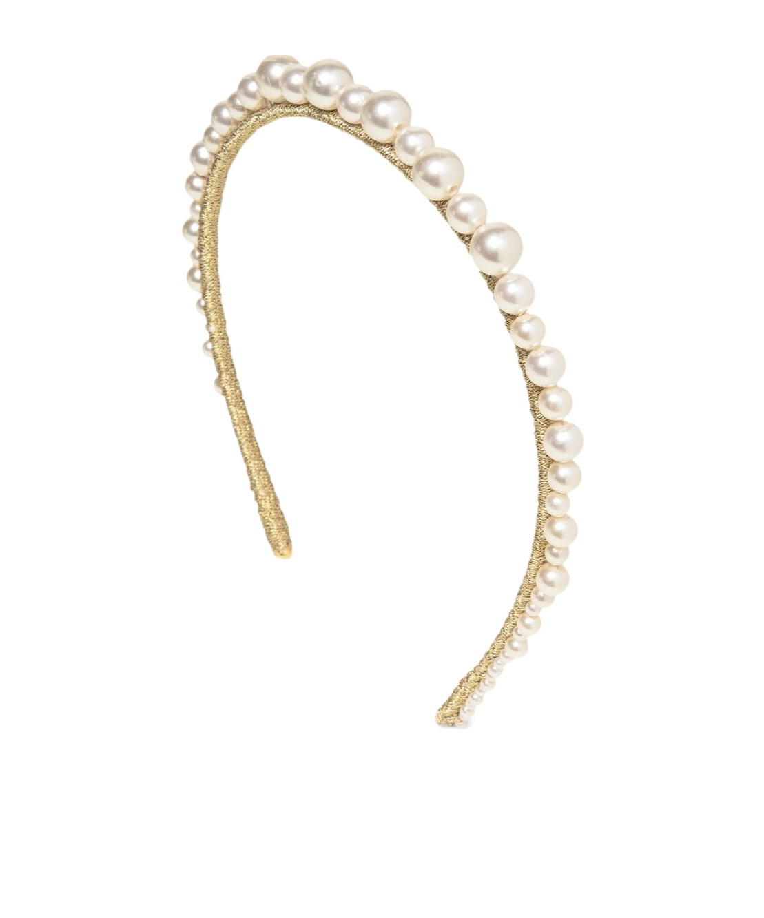 Jennifer Behr Belladonna Headband In Yellow