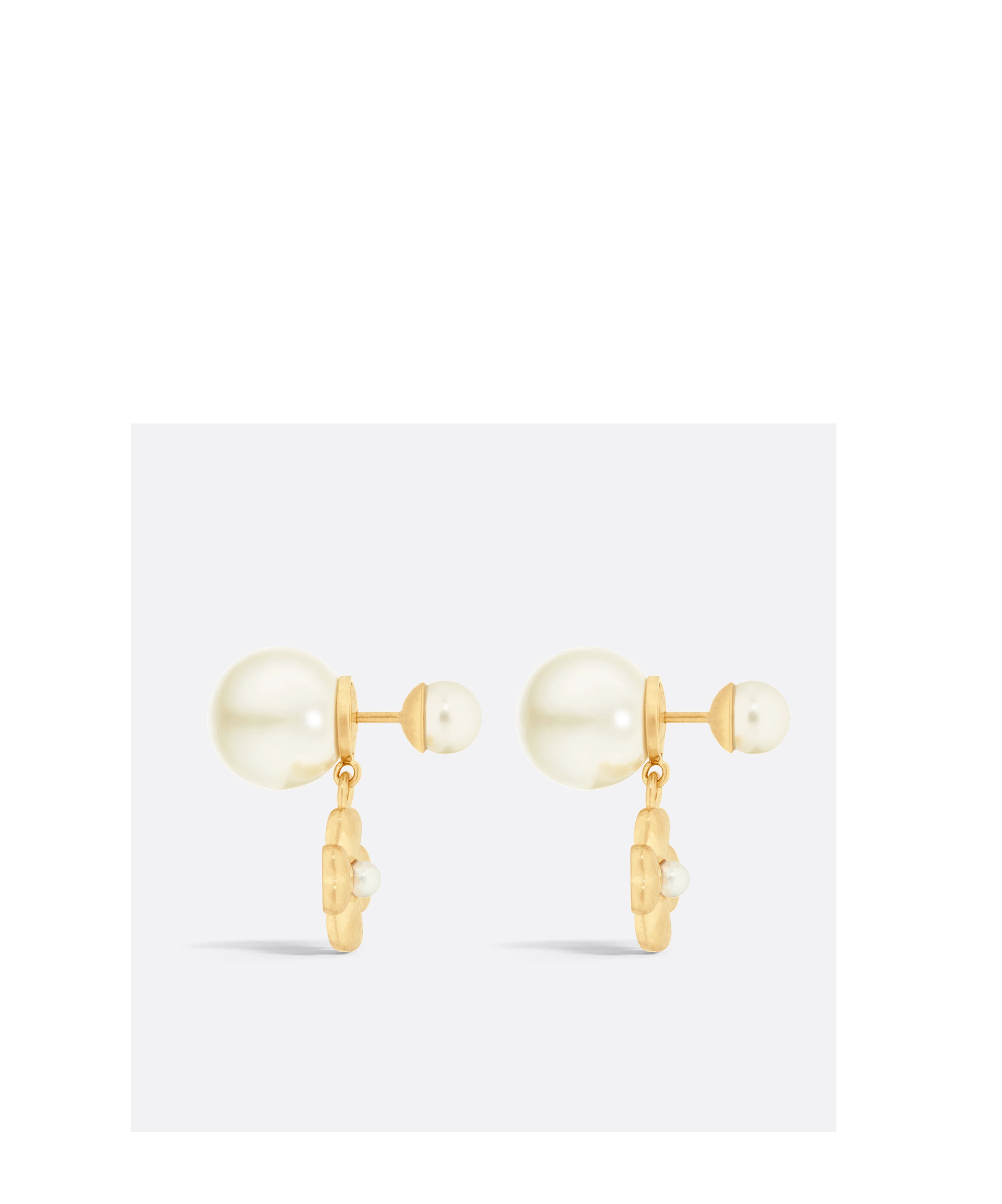 Shop Dior Tribales Earrings In Yellow