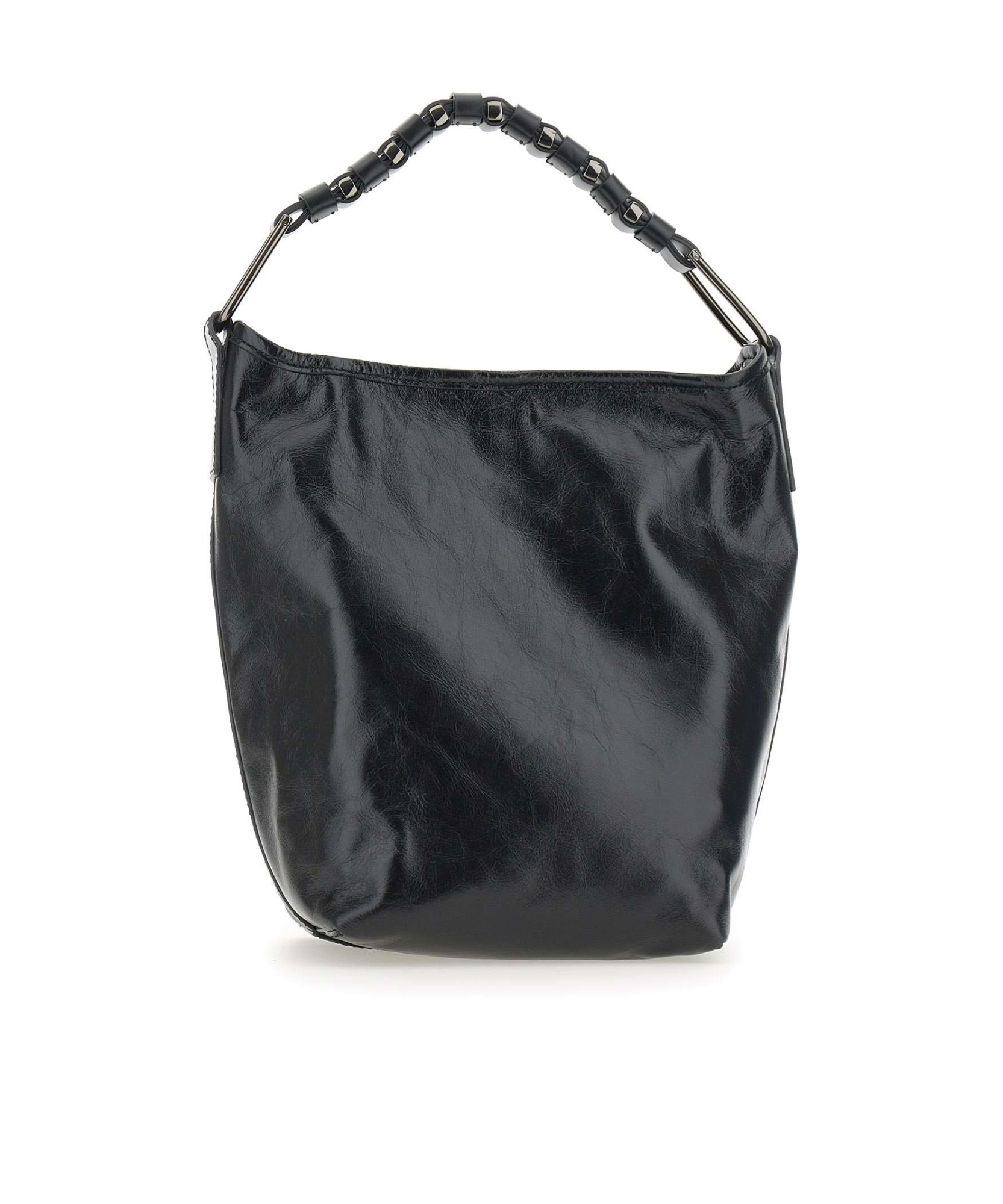 Gianni Chiarini Logo Patch Bag In Black