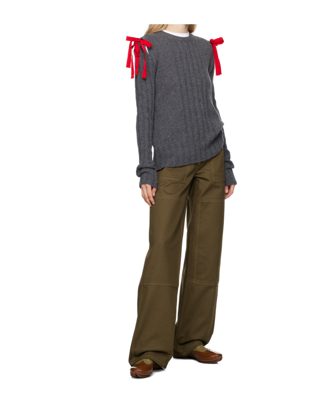 Cecilie Bahnsen Jeans With Belt Loops