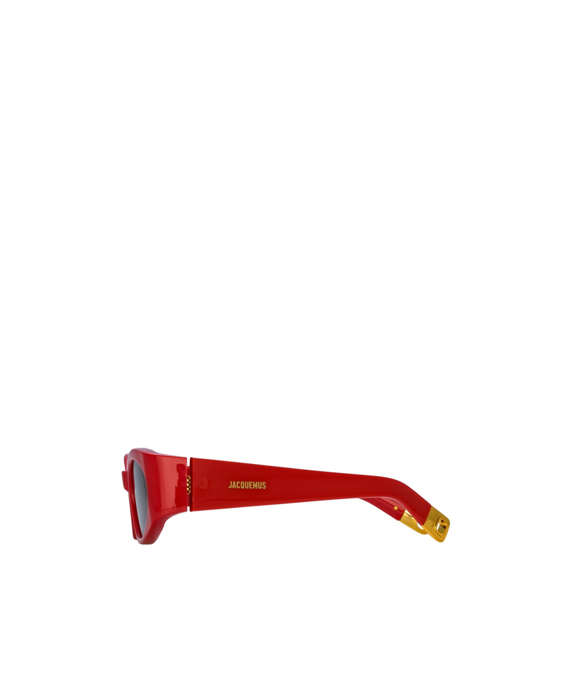 Jacquemus Logo Sunglasses In Gray