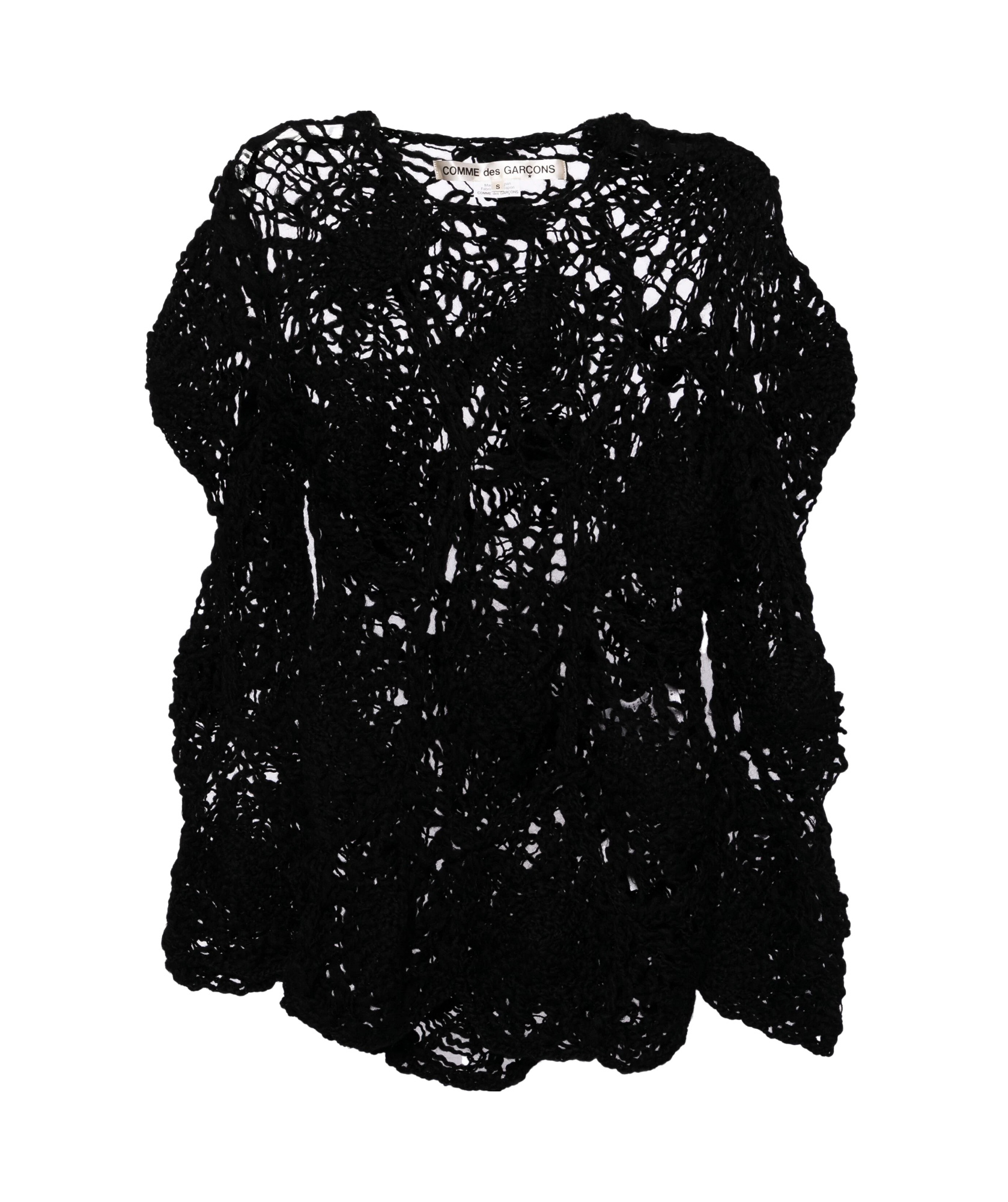 COMME DES GARÇONS OPEN-KNITTED JUMPER