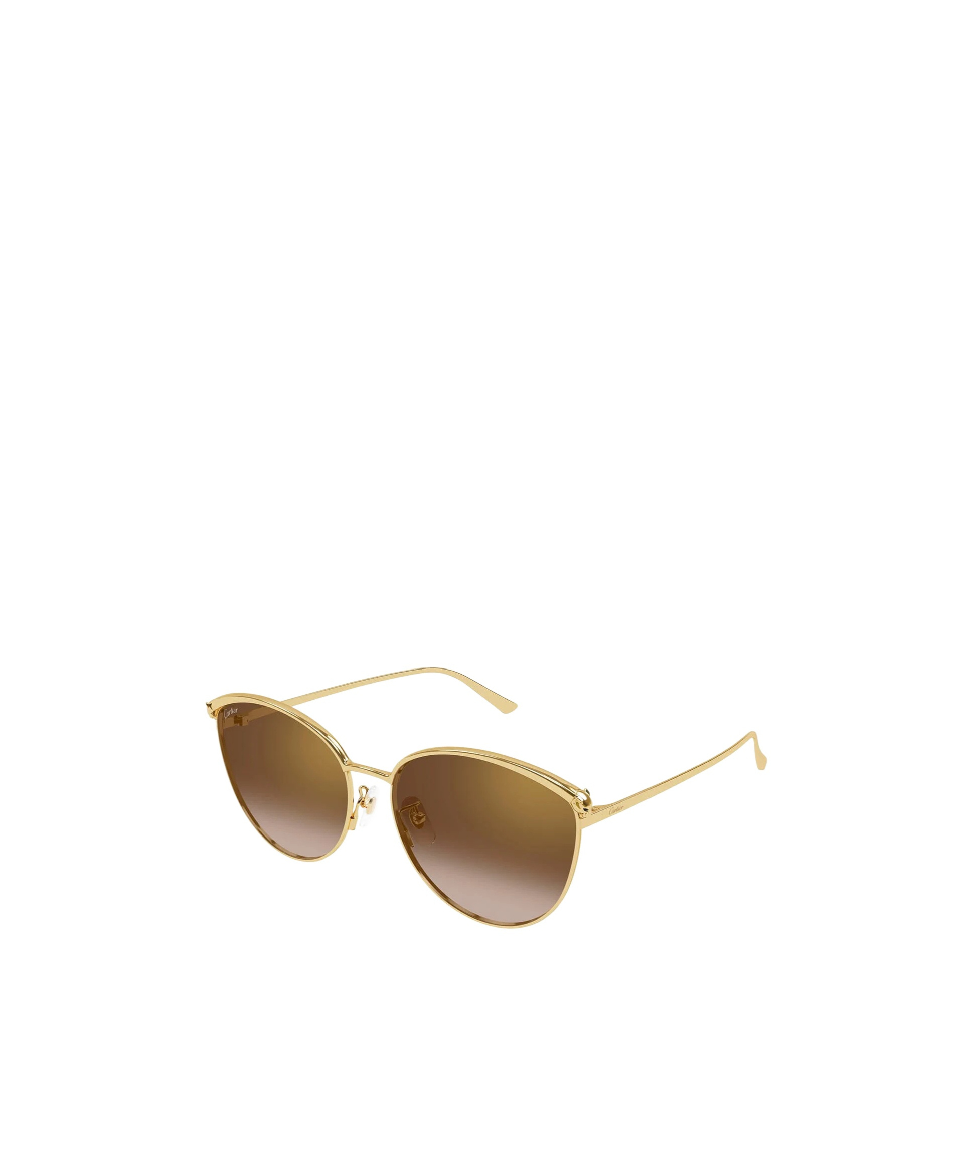 Cartier Full Frame Sunglasses In Gold