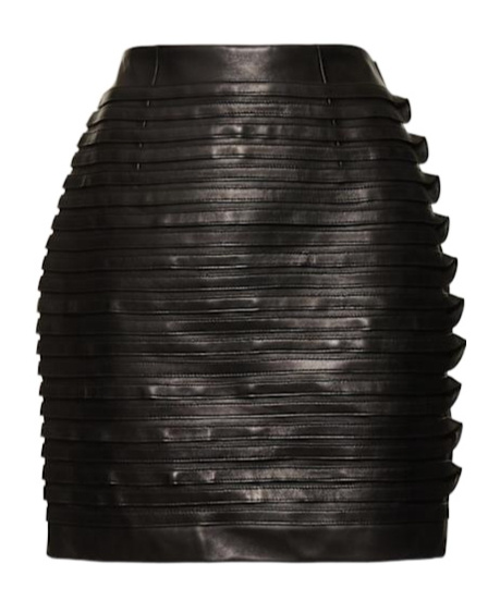 Versace Zippered Mini Skirt