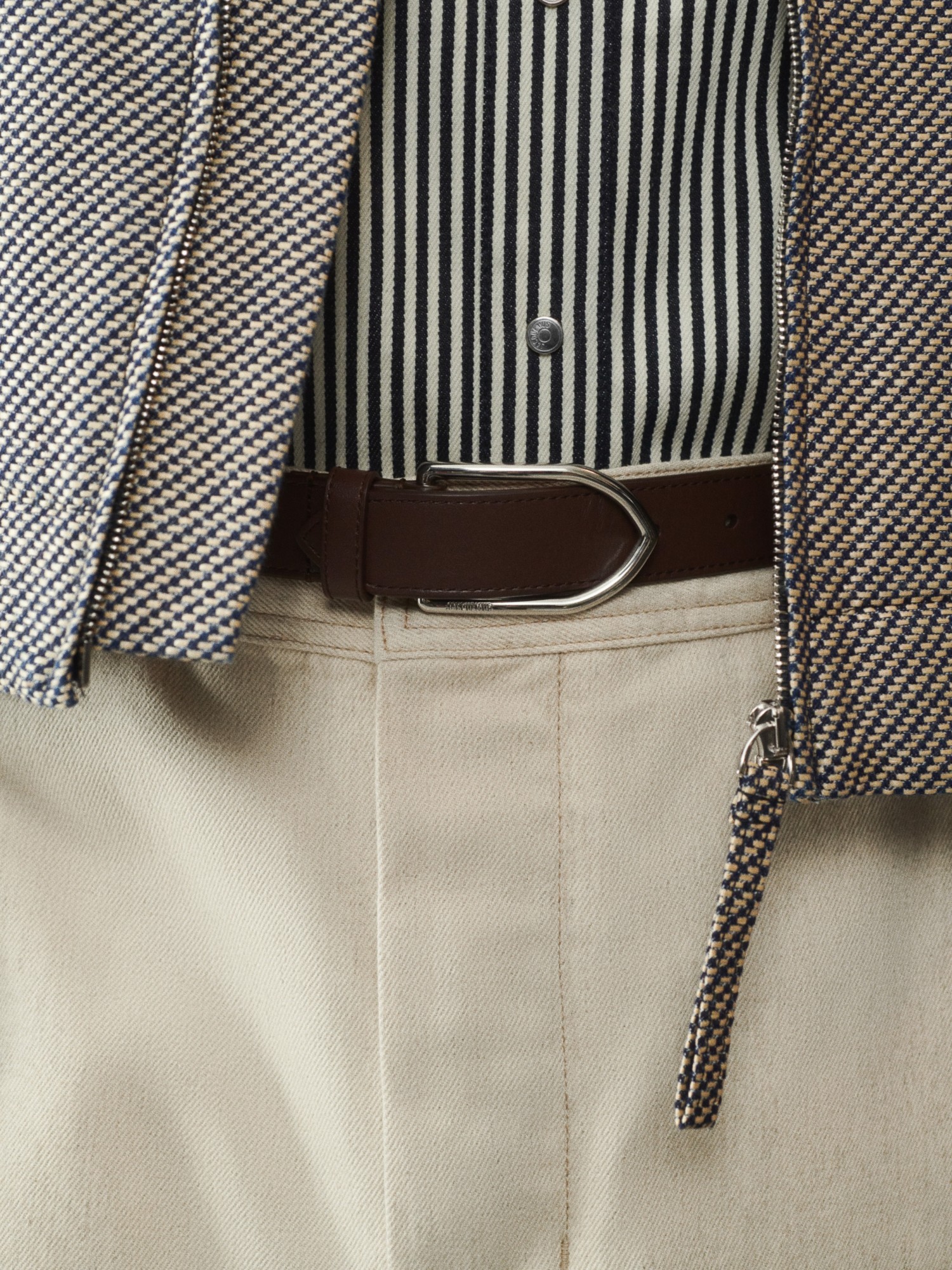 Jacquemus Bambino Buckle Belt In Brown
