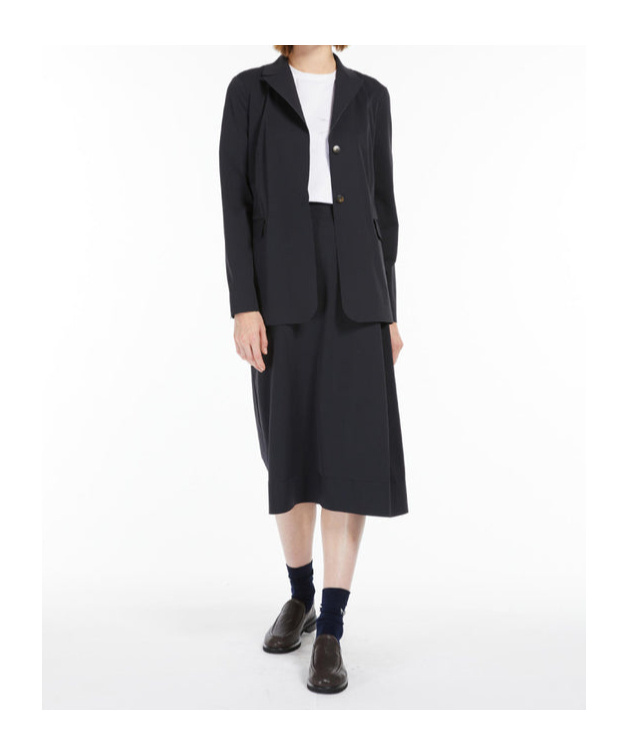 Max Mara Single Breasted Blazer In Black