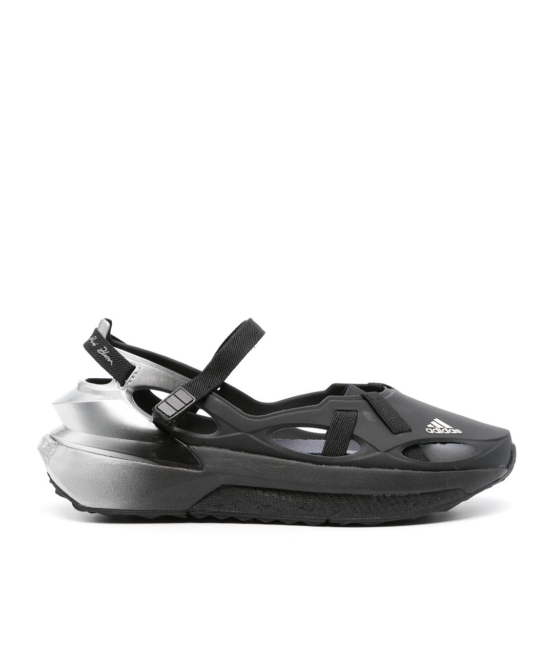 Adidas Originals Gradient Touch-strap Sneakers In Black